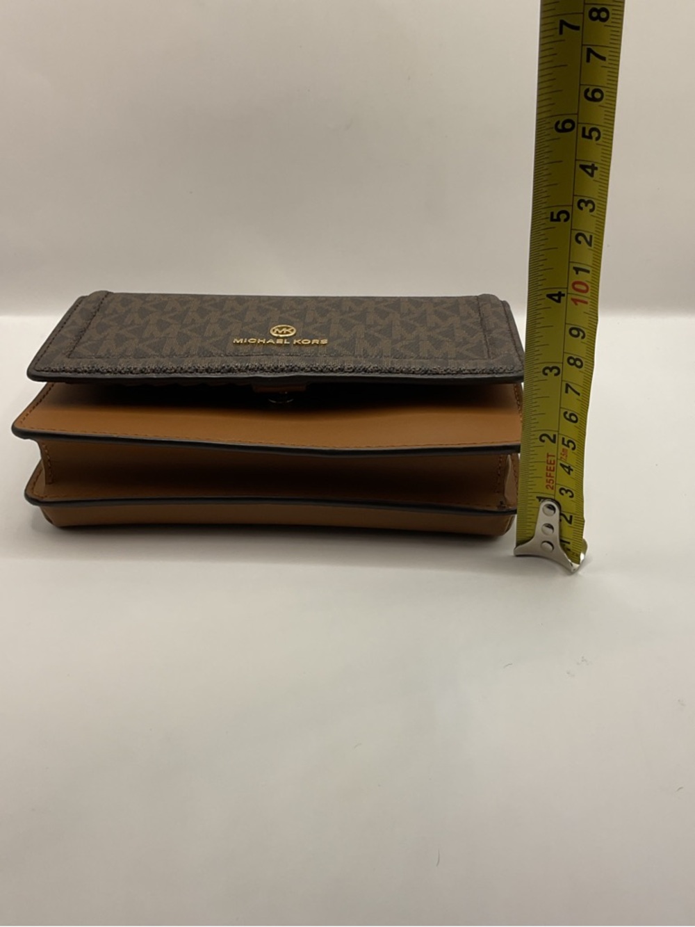 Michael Kors Jet Set Small Crossbody Bag Brown, Light Brown & Dark Brown - Picture 12 of 12